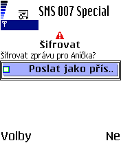 Odesílání zprávy